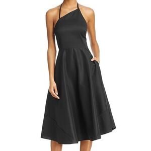 Betsy Johnson Asymmetrical Halter Dress women’s size 4 with pockets
